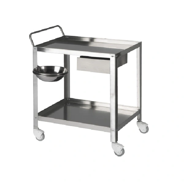 Hospital Stainless Steel Dressing Trolley Instrument Trolley