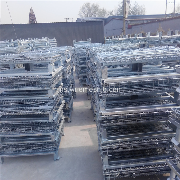 Galvanized Welding Stone Cage Net untuk Wall Landscape