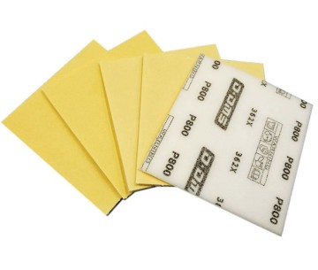 Abrasive sponge roll can be cut to size