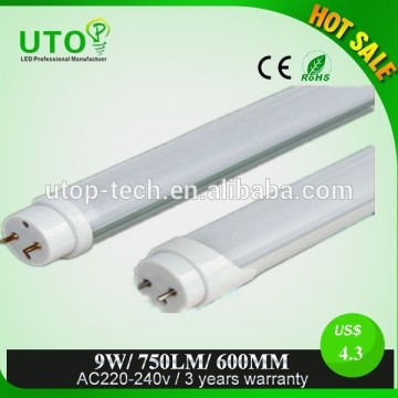 t8 led tube 600mm 9w/t8 led tube g13/any length tube led 600mm