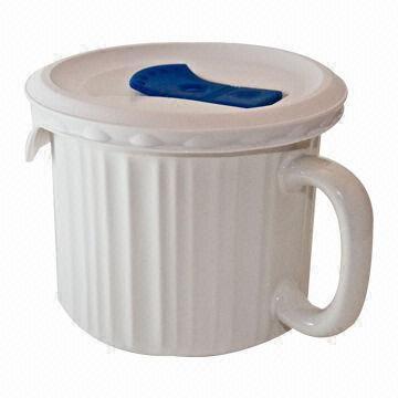 Eco-friendly Cup/Mug Lid Cover without Any Special Smell, Available in Various Designs