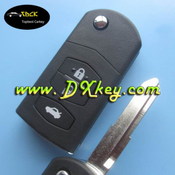 High quality 3 button car remote key for Mazda remote key Mazda 2 key 433 Mhz, 4D63 chip