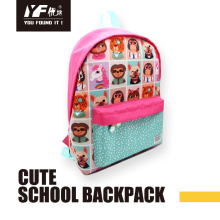 Custom lovely cartoon animal style school backpack