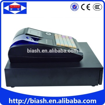 electronic cash register machine with cash drawer