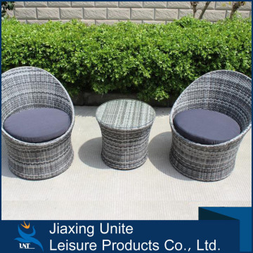 Bullet shape french bistro table sets/rattan bistro set