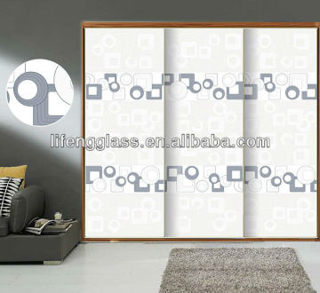 2013 hot selling fashionable acid etched frosted safety designer doors