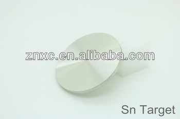 Undoped Sn target 6N Pure tin target