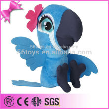 Customized lovely cartoon toy stuffed parrot Jewel rio 2 plush toy
