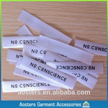 Custom clothing satin label woven brand label printed garment print labels