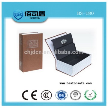 High security mechanical new products book safe portable box