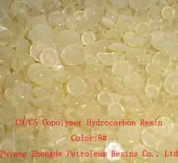 C5/C9 modified copolymerized hydrocarbon resins