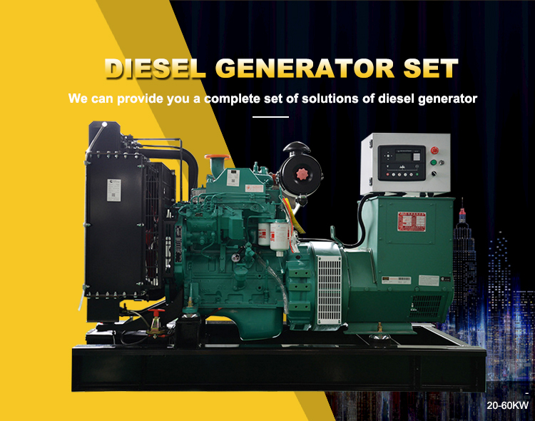 High Quality 110volt 220volt AC Synchronous 40kva Portable 32kw Diesel Generator