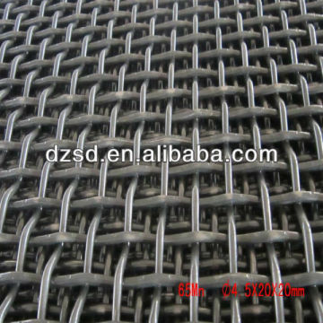 protecting crimped wire mesh