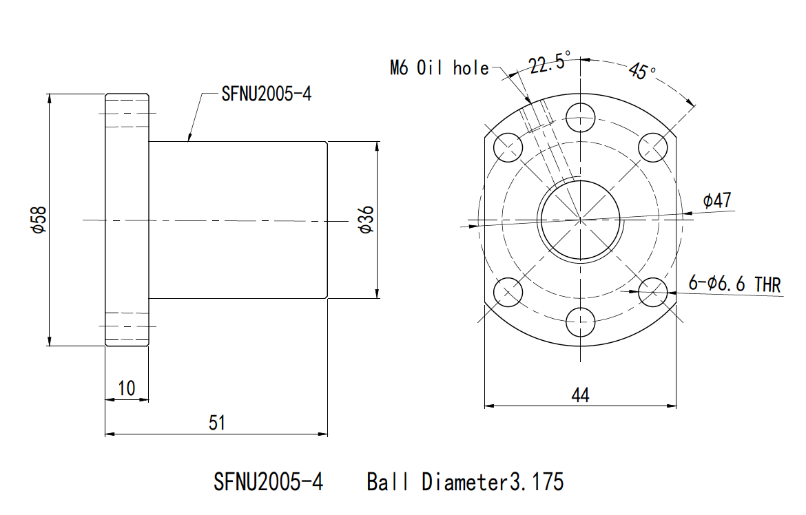 rolled ballscrew