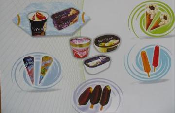 soft ice cream former, ice cream filling machine, ice cream racking machine, ice cream wrapping machine, ice cream packing machine