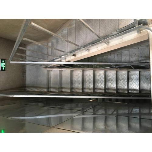 Escadas de poço para construção de equipamentos corolários de metrô