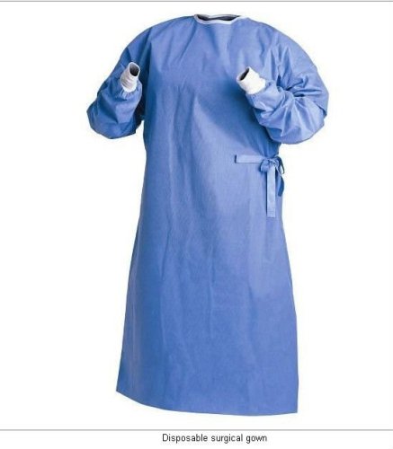 anti-alcohol non woven sterile surgical gowns with knitted cuff