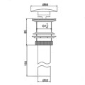 Basin Faucet Pipe Fittings Pop-up Drain Wastes