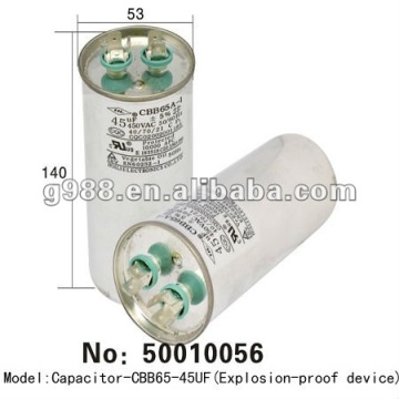 Air conditioner capacitor CCB65-45UF air-conditioner capacitor