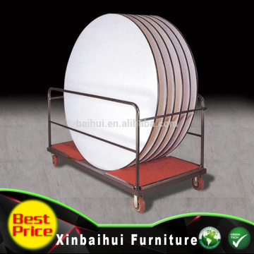 iron durable round shape banquet table trolley BH-CB40