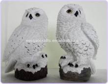custom design resin owl home living decoration