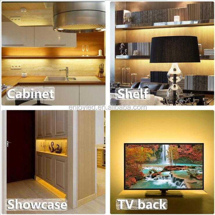 5050RGB music rhythm 20/44 keys led strip light sound control atmosphere lamp 5 /10 meter strip set