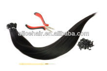 Best quality indian remy i tip fusion hair extension
