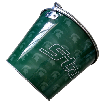 Tin Ice bucket with portable handle