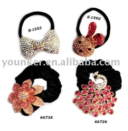 Rhinestone elastic Hair Bands