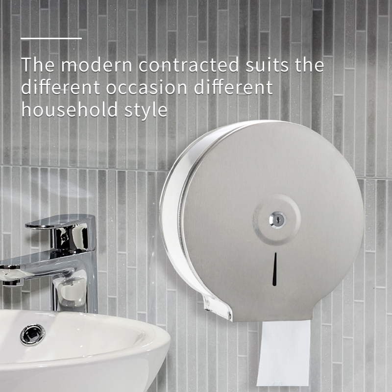 ITAX Stainless Steel Toilet Paper Jumbo Roll paper Towel Holder paper Dispenser for toilet of hotel hospital school