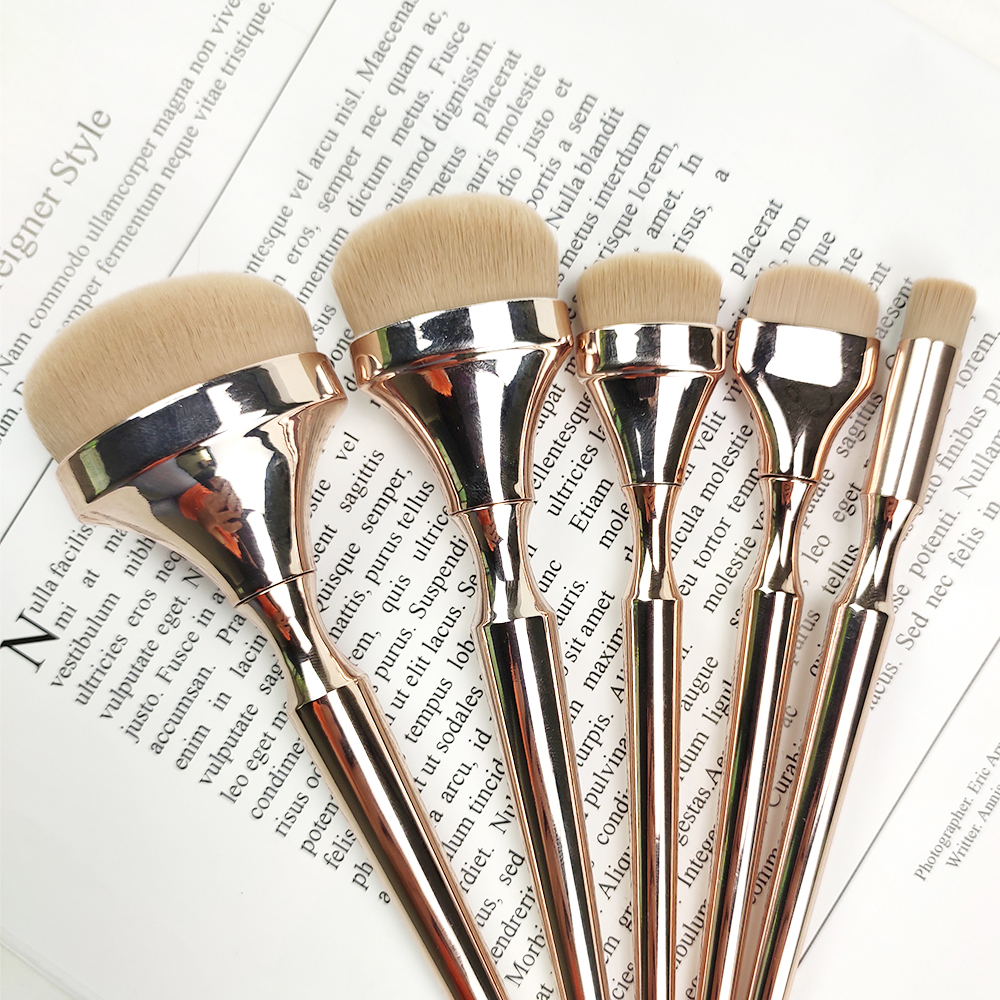 5pc Oval Makeup Brush Set