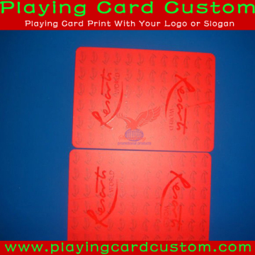 Custom PVC Plastic Playing Cards