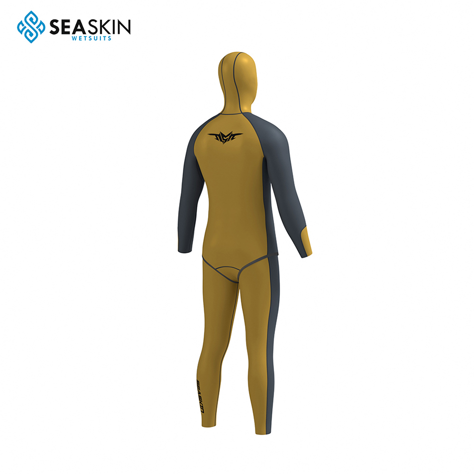 Seaskin Two Piece Wetsuit ชุดดำน้ำแบบกำหนดเองของผู้ชาย