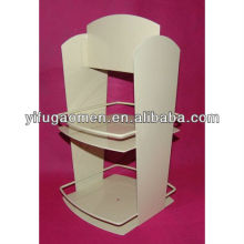 new style double-layers metal beer display rack