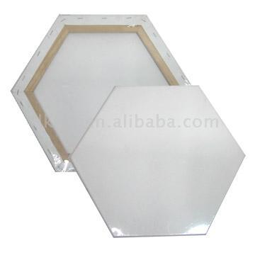 Hexagon Stretched canvas
