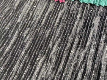 Shinny Crushed Pleated Fabric For Pleated Skirt/Dress