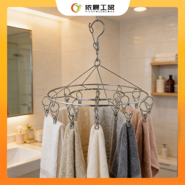 Single-layer round sock rack