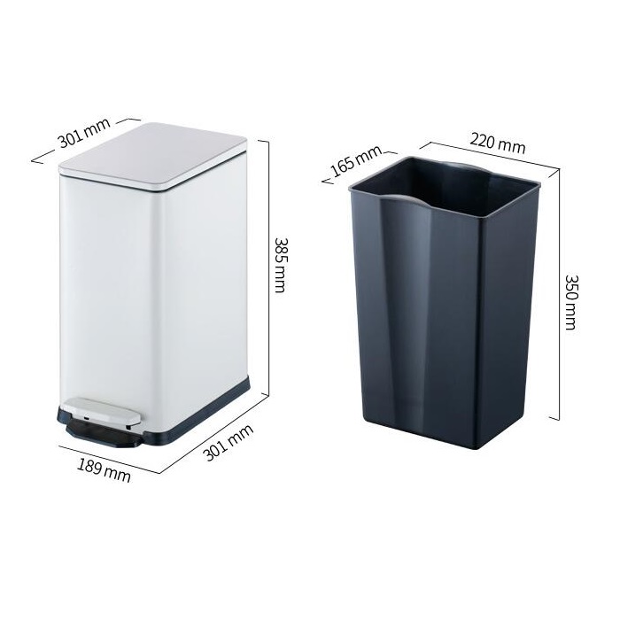 Stainless Steel Pedal Waste Bins