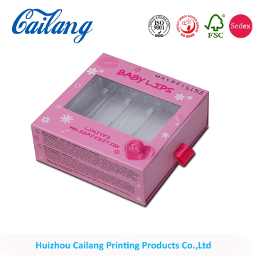 pvc window  Sliding drawer paper box