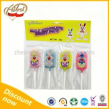 40g children's favorite chocolate lollipop/biscuit chocolate/chocolate pops