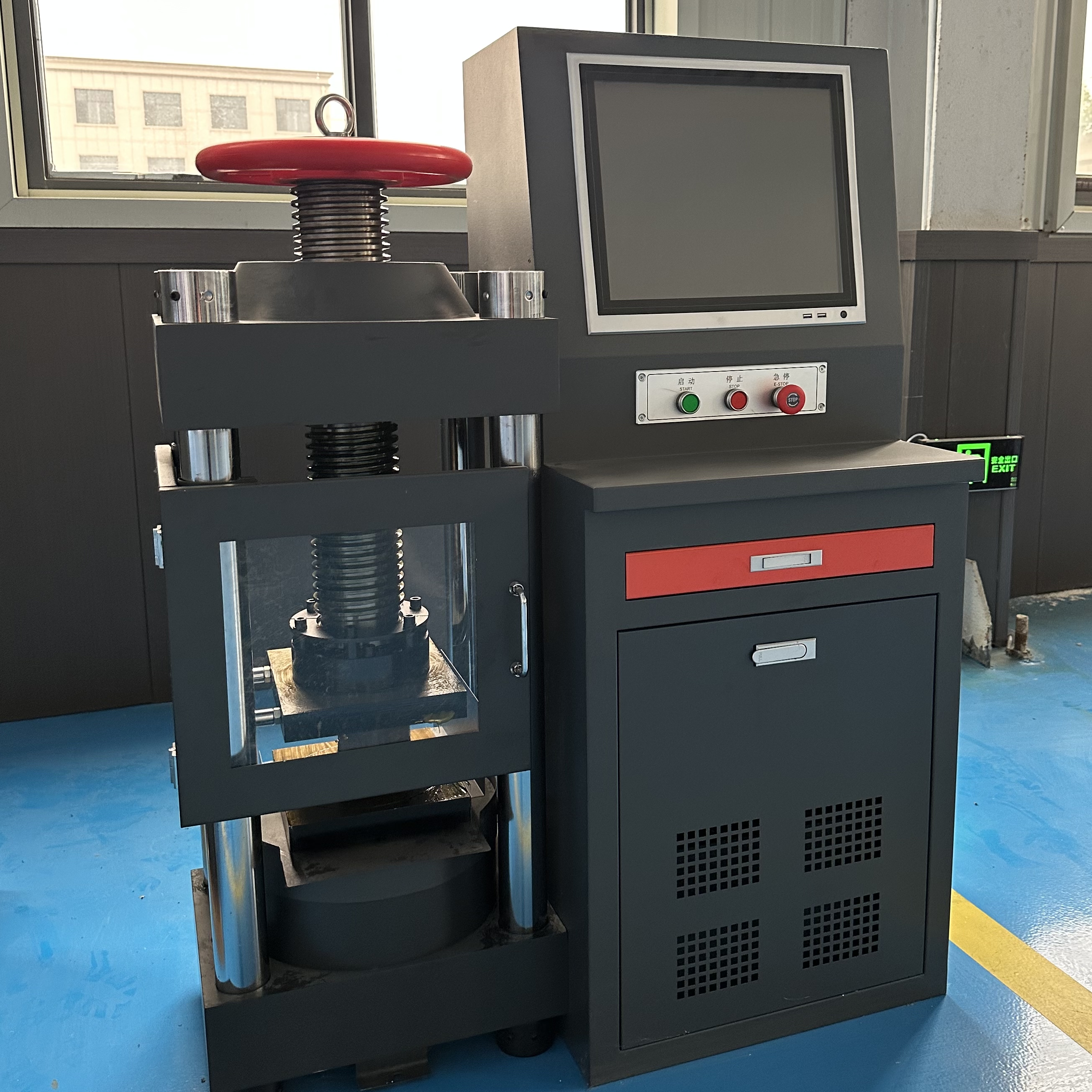 2000kn Hydraulic Power Pack Manual Concrete Compression Testing Machine ...