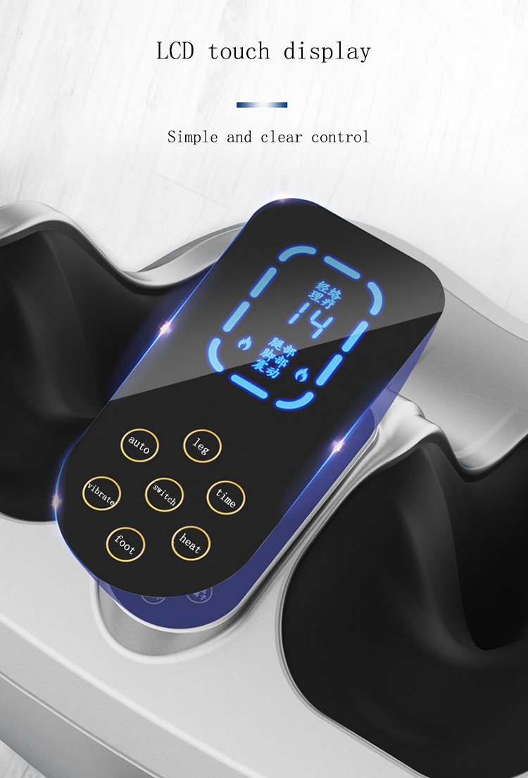 vibration heating kneading airbag foot massager best foot and calf massager machine