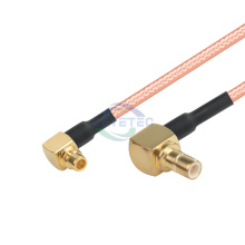 20CM RG316 RA SMB Male to Right Angle R/A MMCX Male Cable