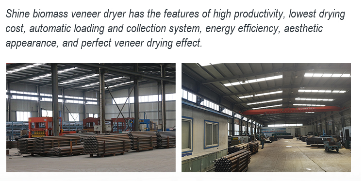 Drying Veneer Machine Four Deck Veneer Roller Dryer