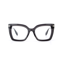 New Trendy Big Lenses Cat Eye Full Rim Acetate Optical Frames Glasses