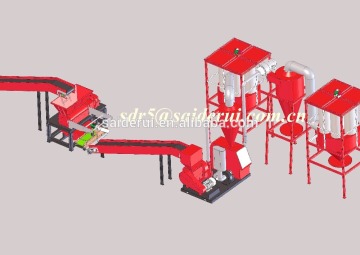 Printed Circuit Board crusher and separator/PCB Shredder