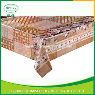 Hot Selling Pvc Printed Tablecloth/Top Quality Durable Pvc Vinyl Tablecloth