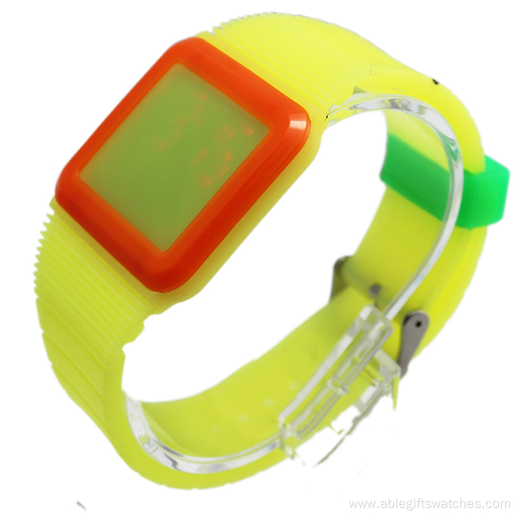 Square Touch-Activated Sports Watch