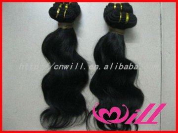 Indian virgin Hair Natural Wave Natural Color Virgin Indian Wavy Hair