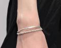 Fot Silver Circle Armband nisch